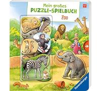 Anne Möller Mein großes Puzzle-Spielbuch: Zoo (Relié)