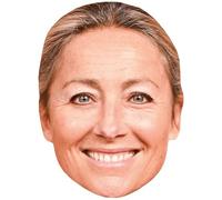 Anne-Sophie Lapix (Smile) Big Head. Masque plus grand que nature.