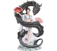 Anne Stokes - Figurine "Dragon Dance" SD5543 (Taille unique) (Blanc/Noir/Rouge)