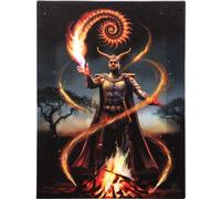 Anne Stokes - Tableau "Fire Elemental", magicien, toile SD4828 (25 cm x 19 cm) (Multicolore)