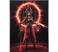 Anne Stokes - Tableau "Fire Elemental", Sorcière, Toile SD4832 (25 cm x 19 cm) (Rouge/Noir)