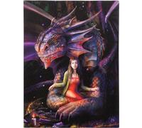 Anne Stokes - Tableau "Spirit Dragon", Toile SD4829 (25 cm x 19 cm) (Multicolore)