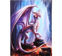 Anne Stokes - Tableau "Treasure Trove", dessin de dragon, toile SD5603 (taille unique) (Coloré)