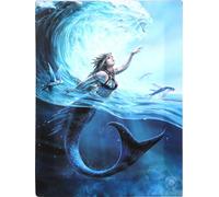 Anne Stokes - Tableau "Water Elemental", magicienne, toile SD5632 (Taille unique) (Bleu)