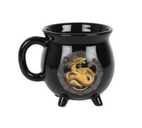 Anne Stokes - Tasse avec changement de couleur "Litha", bouilloire SD4071 (Taille unique) (Noir/Jaune)