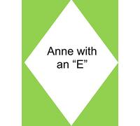 Anne with an “E”: Carry On Reading - Large Print Book