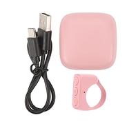 Anneau à Distance Bluetooth 5.0 pour Smartphone, clicker de défilement sans Fil avec étui de Chargement, Chargement de Type C, protocole, portée de 10 m, Compatible avec Les (Rose