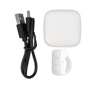 Anneau à Distance Bluetooth 5.0 pour Smartphone, clicker de défilement sans Fil avec étui de Chargement, Chargement de Type C, protocole, portée de 10 m, Compatible avec Les (Blanche)
