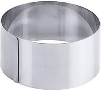 Anneau à tarte, moule à tarte, acier inoxydable, 12-20 cm Ø, bord sortant : 12 cm Variante : 12 cm
