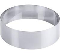 Anneau à tarte, moule à tarte, acier inoxydable, 12-20 cm Ø, bord sortant : 20 cm Variante : 20 cm