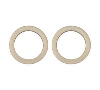Anneau à vapeur de silicone 54 mm Joint de grèfad haute température résistante durable sans anneau de scellage de fuite pour les machines à café de la série 8 2pcs beige