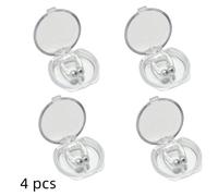 Anneau Anti-Ronflement Magnétique En Silicone,Dilatateurs Nasaux D'aide,Dispositif Anti-Ronflement Facile À Respirer La Nuit,Pince-Nez Avec Étui,1 Pièce,2/4 Pièces - Type 4 Pcs