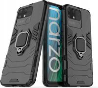 Anneau Armor Case Cover + Holder pour Realme Narzo 50A Noir