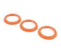 Anneau Autocollant Décoratif De Sortie D'air De Tableau De Bord, Accessoires D'intérieur De Décoration Automobile 3pes Pour Mazda MX-5 2016 - 2023 Parties(Orange)