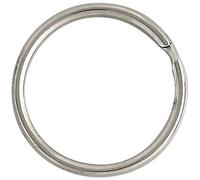 Anneau brisé - D30 mm - acier nickelé - lot de 3