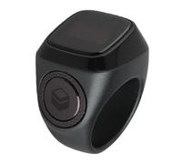 Anneau BT Intelligent, intégré Bluetooth 5.1 Recevoir des Rappels par Application Compteur de Doigts Rechargeable avec Vibration, Compteur de Doigts pour la Prière, Le Tricot, Le (18MM)