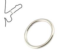 Anneau Circulaire Mince En Acier Inoxydable Moulage IntéGré Simple | Corps Rond Et Plein, Surface Lisse Et Libre De DéBarrage, Corps Anneau Lisse, RéSistant à L'Usure Et Pas Facile à Gratter