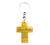 Anneau-clés Chrétien En Bois - Porte-clés Jésus Avec Verset Biblique, Accessoire Religieux, Idée Cadeau Spirituel, Rappel Quotidien Inspirant, Petit Pendentif De Prière | Finition Classique Pour Homme