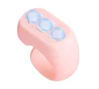 Anneau coulissant - Bague télécommande à 3 boutons téléphoniques | Tourner page outil intelligent | 2,2 x 3 x 1,5 cm, enregistrement vidéo à distance pour l'enregistrement vidéo pour la pré