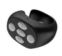 Anneau coulissant - Télécommande sans fil pour enregistrer des vidéos avec appareil photo, passe-page, défilement clicker pour photos, lecture ebook et visualisation de contenus coulissant sans fil