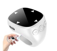 Anneau Coulissant - Télécommande Smartphone Sans Fil,Clicker Intelligent Pour Vidéo Jeux De Médias Sociaux Lecture De Musique Présentation En Direct Streaming Utilisation Quotidienne