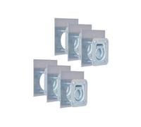 Anneau d arrimage pour remorque 6 pcs Acier galvanisé 2000 kg