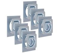 Anneau d arrimage pour remorque 6 pcs Acier galvanisé 2000 kg