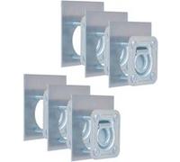 Anneau d arrimage pour remorque 6 pcs Acier galvanisé 2000 kg