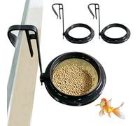Anneau d'alimentation Flottant pour Aquarium 3 pièces, Support de | Cercle d'alimentation pour aquarium sans cadre, guppy, tortue, eau de mer, eau do
