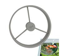 Anneau d'alimentation pour aquarium, porte-nourriture pour poissons avec fixation - Anneau d'alimentation rond pour aquariums d'eau douce et d'eau de mer avec tortues
