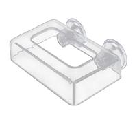 Anneau d'alimentation pour aquarium - Support de nourriture pour poissons en acrylique transparent, design anti-dispersion avec ventouse | Accessoire de réservoir facile à installer pour une