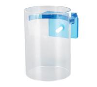 Anneau d'alimentation pour Poissons LjwZekyrnt, surélevé, Robuste, en Acrylique Transparent, Distributeur de Nourriture Flottant pour Aquariums (M)