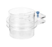 Anneau d'alimentation réglable en acrylique transparent pour aquarium 90 mm
