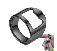 Anneau d'anneau d'anneau de - Anneau en acier titane - Outil de bar créatif en acier titane, élégant et polyvalent outil de discothèque pour barmen