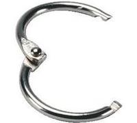 Anneau d'archives Ø 25 mm métal - Sachet de 10 - Gris métal