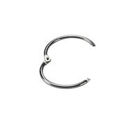 Anneau d'archives Fast Ø 60 mm métal - Boîte de 10 - Gris métal Gris