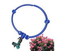 Anneau d'arrosage | Arroseur circulaire et système d'irrigation - Arroseur réglable à 360 degrés pour d'arrosage des d'extérieur, jardin, parterres, arbustes, terrasse