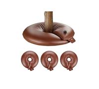 VEVOR Anneau d'arrosage d'arbres, 4 paquets, sac d'arrosage, 60,6 L, bague d'irrigation rechargeable robuste, libération lente de 6 à 9 heures, pour irrigation goutte à goutte des racines des arbustes