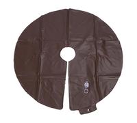 Anneau d'arrosage pour Arbres, 10 gallons, Pochette d'eau d'irrigation Goutte à Goutte en PVC réutilisable pour la Plantation de Jardinage, Grande capacité, prévention de la (Café)
