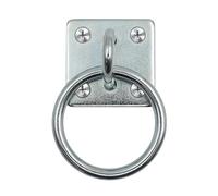 Anneau d'attache équin | Quincaillerie de fixation murale carrée - Boucles de fixation - pour le montage de pièces, l'entraînement équestre, la bride, l'attache, la grange à chevaux et le ranch