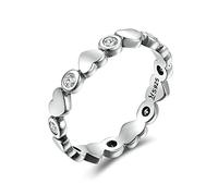 Anneau de bague empilable anneaux de doigt pour les femmes bijoux de fiançailles de mariage