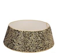 Anneau de base d'arbre pliable 40 cm pour décoration d'intérieur (Noir)
