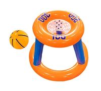 anneau de basket-ball pour piscine, jouet cerceau de basket-ball aquatique | Jouets de piscine de basket-ball aquatique, anneau flottant avec balle - Jeux de piscine amusants pliables portables