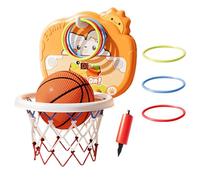 Anneau de basketball pour - Jeu de basket-ball intérieur pour tout-petits | ABS 33 x 32 x 8,5 cm, comprend une boule de 16 cm, filet, pompe à air, crochets, anneaux, support, marqueur