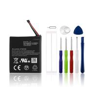 Anneau de batterie de rechange SwarKing S1 compatible avec anneau vidéo Doorbell (version 2020) 2ème génération 5UM5E5 (2ème génération) - 5 broches avec kit d'outils
