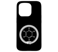 Anneau de benzène Ouroboros Symbole Scientifique Chimie Organique Coque pour iPhone 15 Pro