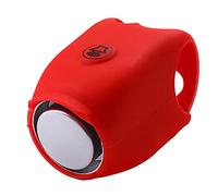 Anneau de Bicyclette électrique Bell vélo Cloches klaxon résistant à la Pluie VTT vélo Guidon Cloche pour vélo en Plein air Utiliser Montagne Route vélo VTT BMX vélo électrique(Rouge)