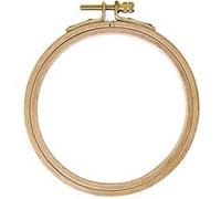 Cadre tambour à broder en bois 10,5 cm Multicolore