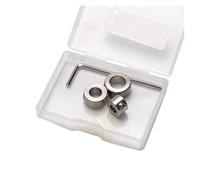 Anneau de butée pour perceuse Jeu de colliers d'arrêt forage, 3.0mm-16mm, foret for le travail du bois, anneau butée profondeur en acier inoxydable(3pcs)