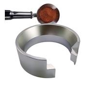 Anneau de café, entonnoir doseur d', entonnoir récupérateur de poussière anneau doseur de café en poudre en métal - Composant de café en entonnoir robuste et efficace pour cafetière